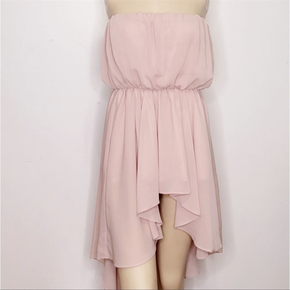 Eimy Istoire Pink Strapless Dress